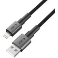 Καλώδιο Φόρτισης Tech-Protect Ultraboost DNA USB-A to Lightning Cable 12W – Iron Grey – 0.25m