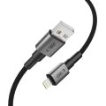Καλώδιο Φόρτισης Tech-Protect Ultraboost DNA USB-A to Lightning Cable 12W – Iron Grey – 0.25m
