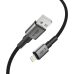 Καλώδιο Φόρτισης Tech-Protect Ultraboost DNA USB-A to Lightning Cable 12W – Iron Grey – 0.25m