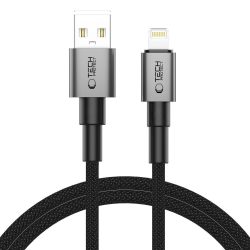 Καλώδιο Φόρτισης Tech-Protect Ultraboost DNA USB-A to Lightning Cable 15W – Iron Grey – 1m