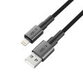 Καλώδιο Φόρτισης Tech-Protect Ultraboost DNA USB-A to Lightning Cable 15W – Iron Grey – 1m