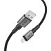 Καλώδιο Φόρτισης Tech-Protect Ultraboost DNA USB-A to Lightning Cable 15W – Iron Grey – 1m