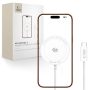 Ασύρματος Φορτιστής Tech-Protect A54 Qi2 με Καλώδιο USB-C 25W – White