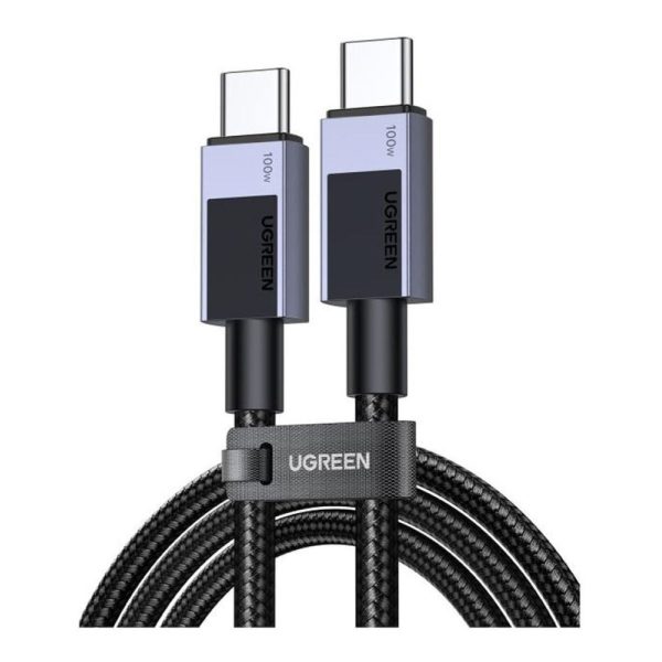 Καλώδιο Γρήγορης Φόρτισης Ugreen USB-C to USB-C Cable 100W Power Delivery USB 2.0 1m – Μαύρο