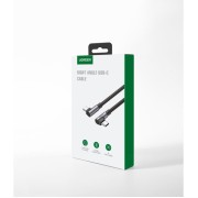 Καλώδιο Φόρτισης UGREEN Braided Angle 90° USB-C σε USB-C 100w 1m - Gray