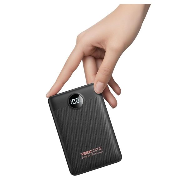 Power Bank Veektomx VT103 10000mAh 22.5W Fast Charging PD / QC 3.0 – Black