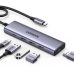 Ugreen CM498 USB-C Docking Station με HDMI / DisplayPort 4K & Power Delivery – Γκρι