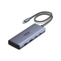 Ugreen CM498 USB-C Docking Station με HDMI / DisplayPort 4K & Power Delivery – Γκρι