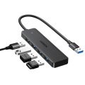 Ugreen CM219 Hub 4 Θυρών USB 3.0 με Σύνδεση USB-C – Γκρι