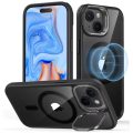 Θήκη Σιλικόνης ESR Classic Hybrid with Stash Stand HaloLock MagSafe για iPhone 15 Plus - Clear Black