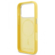 Σκληρή Θήκη  Karl Lagerfeld PU Karl & Choupette Heads Pins MagSafe για το iPhone 17 Pro  - Yellow