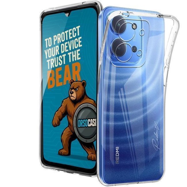 Θήκη Σιλικόνης Orso Crystal Gel για Xiaomi Redmi 15C – Διάφανη