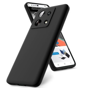 Θήκη Σιλικόνης Orso Silk Black για Xiaomi Redmi 15C – Μαυρη