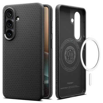 Θήκη Σιλικόνης Spigen Liquid Air Mag Back Cover με Magsafe Για Samsung Galaxy S26 - Matte Black