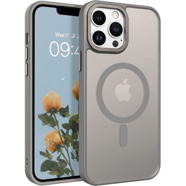 Θήκη Σιλικόνης Orso Hybrid Focus για iPhone 13 Pro Max - Frosted Titanium Grey