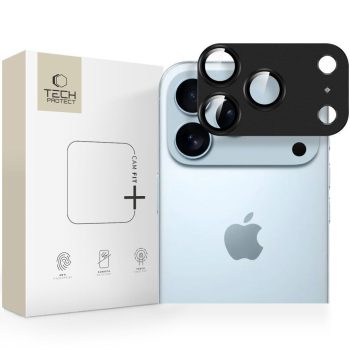 Tempered Glass Πίσω Κάμερας Tech-Protect Camera CamFull Fit+ Cover για το iPhone 17 Pro Max- Black
