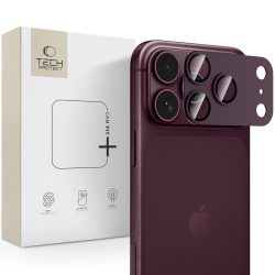 Tempered Glass Πίσω Κάμερας Tech-Protect Camfull Fit+ Camera Lens Protector για iPhone 18 Pro – Burgundy