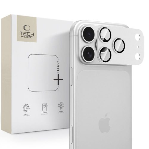Tempered Glass Πίσω Κάμερας Tech-Protect Camfull Fit+ Camera Lens Protector για iPhone 18 Pro – Silver