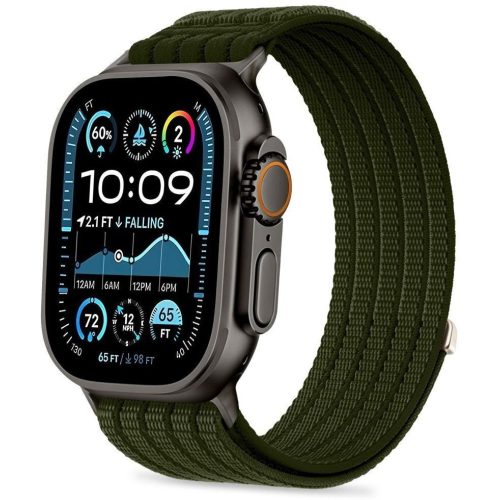 Λουράκι Υφασμάτινο Tech-Protect Nylon Slip για Apple  Watch 44/45/46/49mm - Military Green