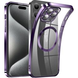 Θήκη Orso MagSafe Camera Protection Bare Look για iPhone 15 Pro Max – Dark Purple