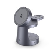 Tech-Protect Ασύρματος Φορτιστής (QI2.2) A48 3in1 Magnetic Magsafe 25W - Dark Grey