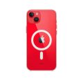 Θήκη Σιλικόνης Apple Silicone Case με MagSafe για  Apple iPhone 14 - Clear