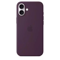 Θήκη Σιλικόνης Apple με Magsafe για Apple iPhone 16 Plus - Plum