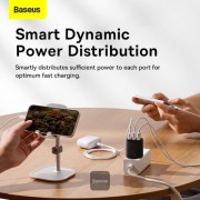 Φορτιστής Baseus Compact Quick Charger με 3 Θύρες USB A 17W - Black