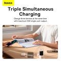 Φορτιστής Baseus Compact Quick Charger με 3 Θύρες USB A 17W - Black