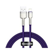 Καλώδιο Φόρτισης Baseus Crystal Shine 20W USB σε Lightning 2.4A 1m - Purple