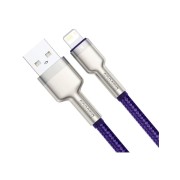 Καλώδιο Φόρτισης Baseus Crystal Shine 20W USB σε Lightning 2.4A 1m - Purple