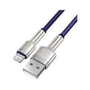 Καλώδιο Φόρτισης Baseus Crystal Shine 20W USB σε Lightning 2.4A 1m - Purple