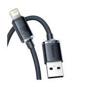 Καλώδιο Φόρτισης Baseus Crystal Shine USB σε Lightning 2.4A 2m - Black