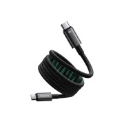 Baseus Tungsten Gold Καλώδιο Φόρτισης  Type-C σε Type-C 100W 1m - Μαύρο