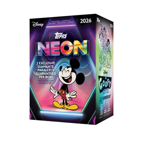 Disney - Topps Neon PC 2026 Value box (7 Packs) 