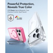 Θήκη Σιλικόνης ESR Classic Hybrid Kickstand με MagSafe για Apple iPhone 17 Pro - Frosted Pink