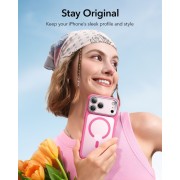 Θήκη Σιλικόνης ESR Classic Hybrid Kickstand με MagSafe για Apple iPhone 17 Pro - Frosted Pink