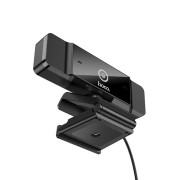 USB Webcam Hoco D100 1080p 30Fps Dual Microphone - Black