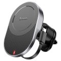 Μαγνητική Βάση Αεραγωγού Hoco HW12  Wireless Fast Charge Car holder - Black