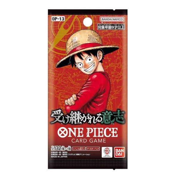 One Piece Card Game -  (OP-13) - Carrying on his will - Japanese Booster Pack