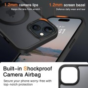 Θήκη Σιλικόνης Orso MagCase Focus MagSafe iPhone 15 - Frosted Brown