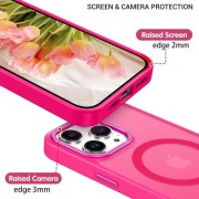 Θήκη Σιλικόνης Orso MagCase Focus για Apple iPhone 15 - Frosted Hot Pink