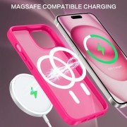 Θήκη Σιλικόνης Orso MagCase Focus για Apple iPhone 15 - Frosted Hot Pink