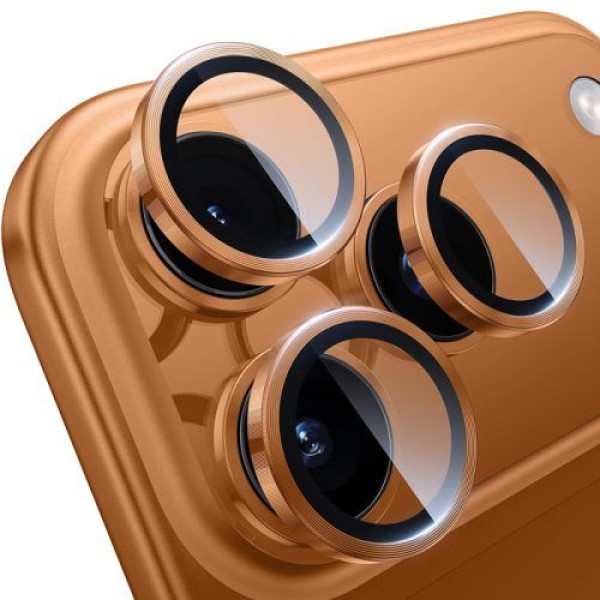 Tempered Glass Πίσω Κάμερας Orso για το iPhone 17 Pro / 17 Pro Max - Orange