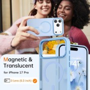 Θήκη Σιλικόνης Orso MagCase Focus με MagSafe για iPhone 17 Pro Max - Frosted Ultramarine