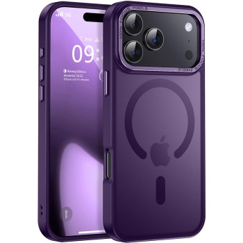 Θήκη Σιλικόνης Orso MagCase Focus με MagSafe για iPhone 17 Pro Max - Frosted Purple