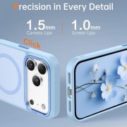 Θήκη Σιλικόνης Orso MagCase Focus με Magsafe για iPhone 17 Pro - Frosted Ultramarine