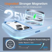 Θήκη Σιλικόνης Orso MagCase Focus με Magsafe για iPhone 17 Pro - Frosted Ultramarine