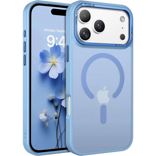 Θήκη Σιλικόνης Orso MagCase Focus με Magsafe για iPhone 17 Pro - Frosted Ultramarine
