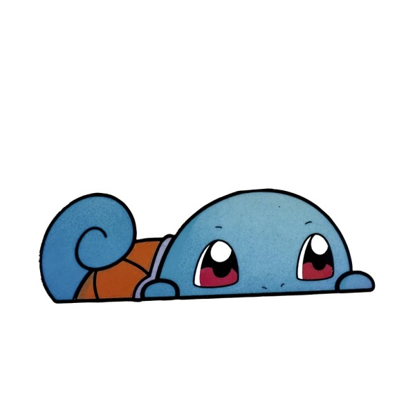 Αυτοκόλλητα Pokemon για Παρμπρίζ - Squirtle